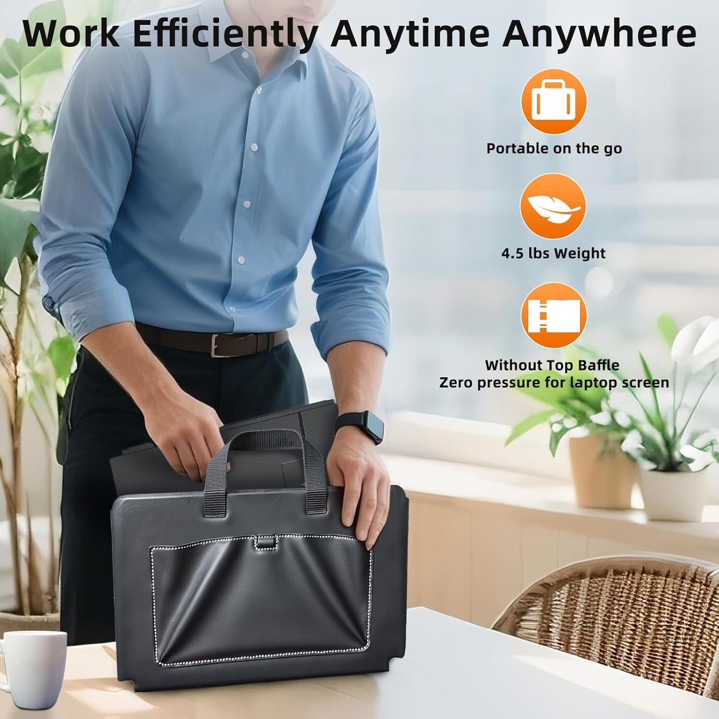 ZUMWALT 14" Triple Laptop Screen Extende