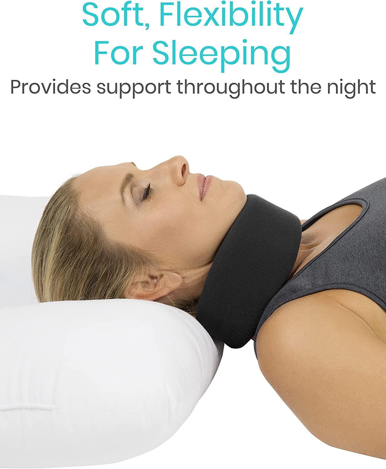 Neck Brace - Foam Cervical Collar, Black