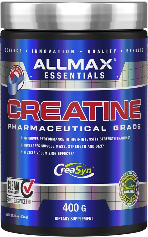 ALLMAX Creatine Monohydrate 400g, Micronized, Fast Absorbing