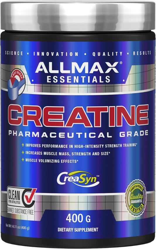 ALLMAX Creatine Monohydrate 400g, Micronized, Fast Absorbing