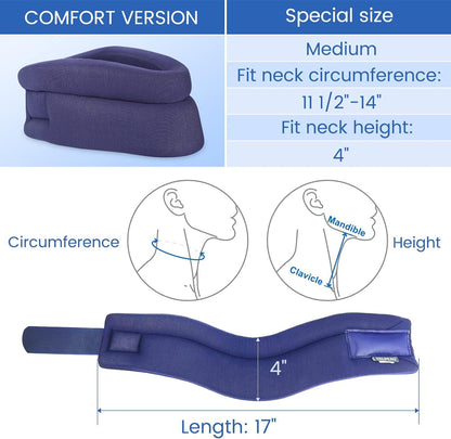 Neck Brace - Foam Cervical Collar, Blue