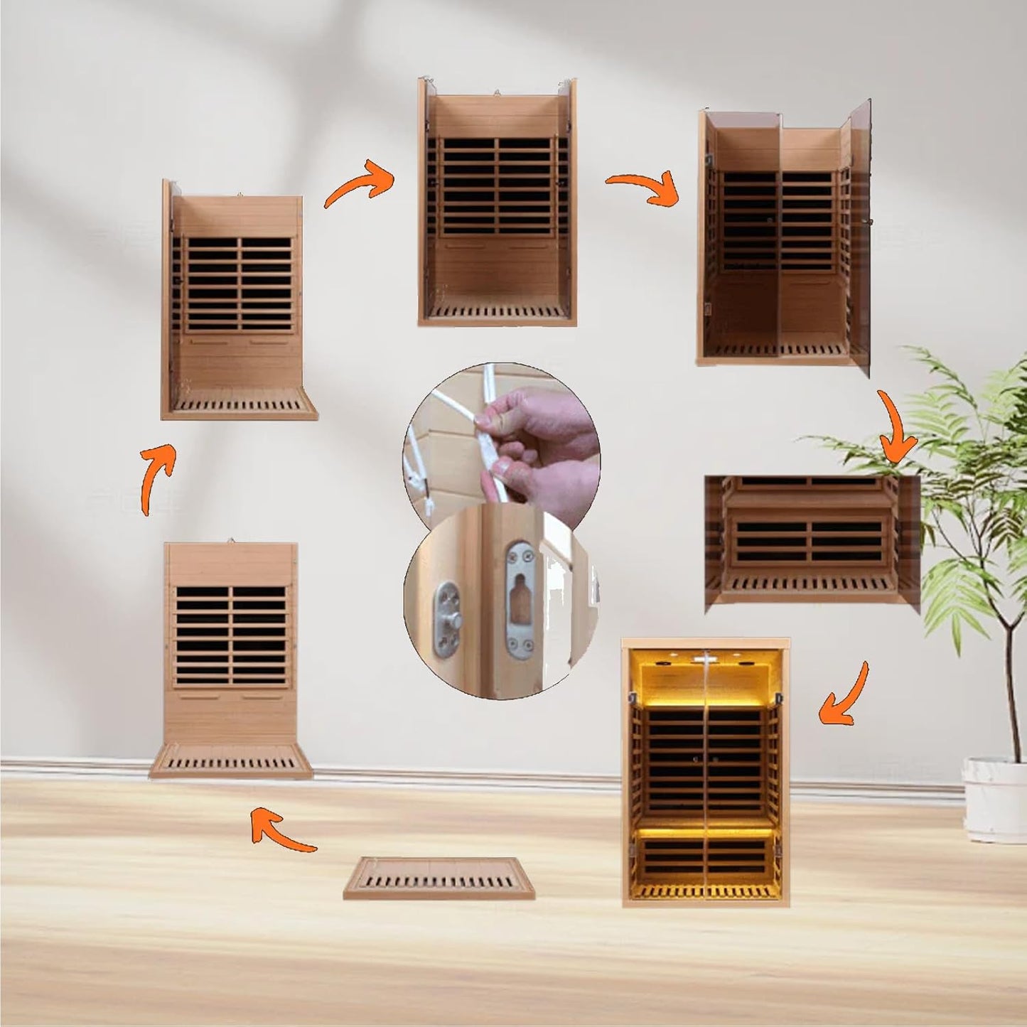 Hemlock 2 Person Low EMF Far Infrared Sauna