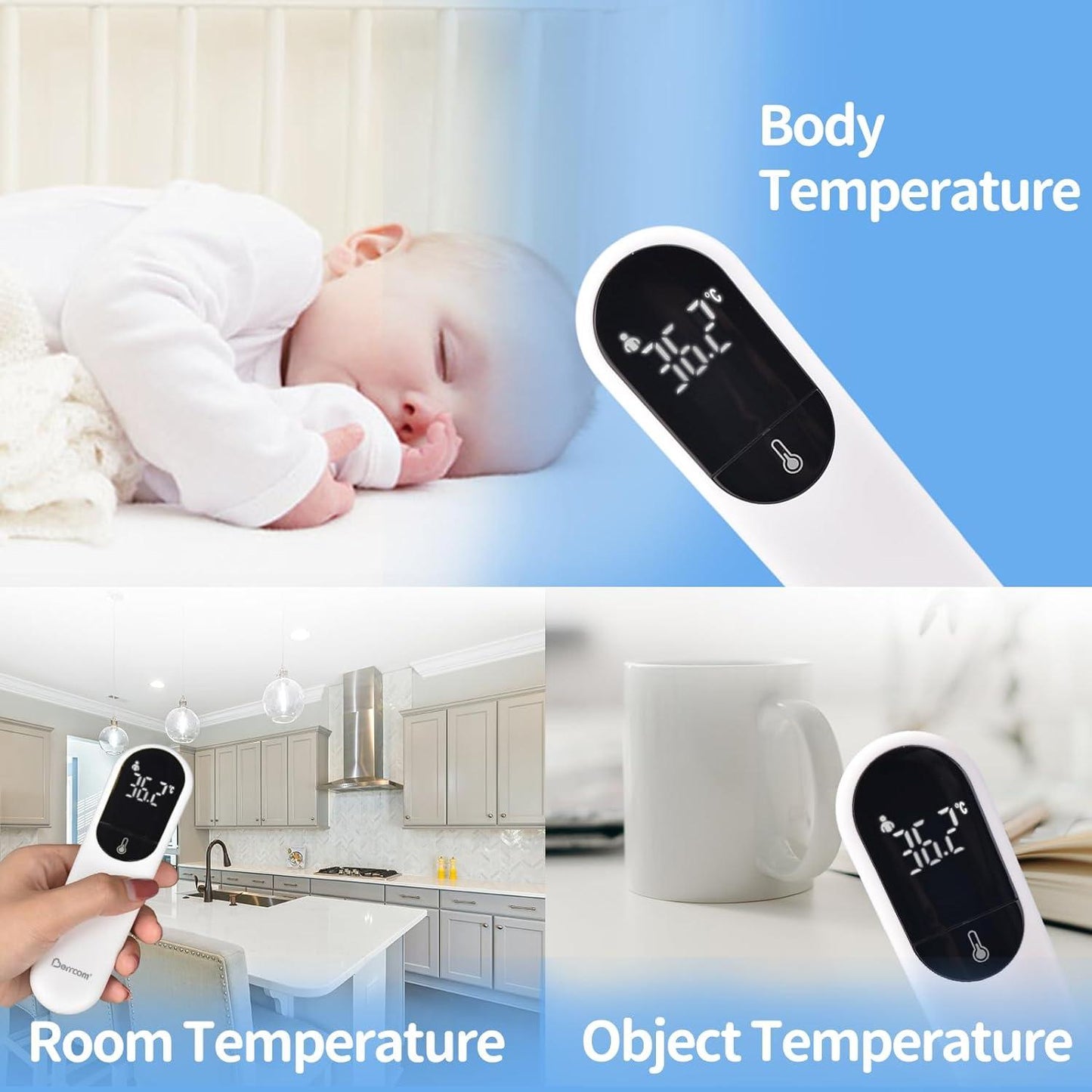 Forehead Thermometer - Dual Probe