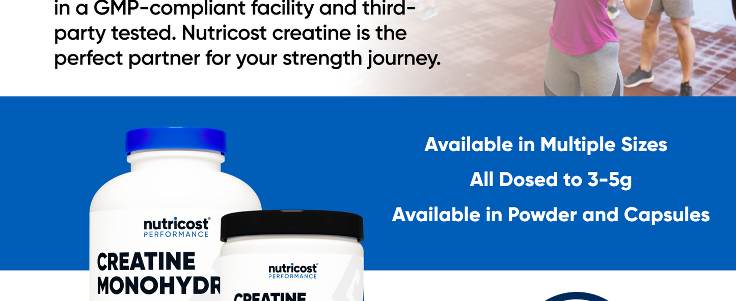 Nutricost Creatine Monohydrate Micronized Powder