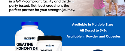 Nutricost Creatine Monohydrate Micronized Powder