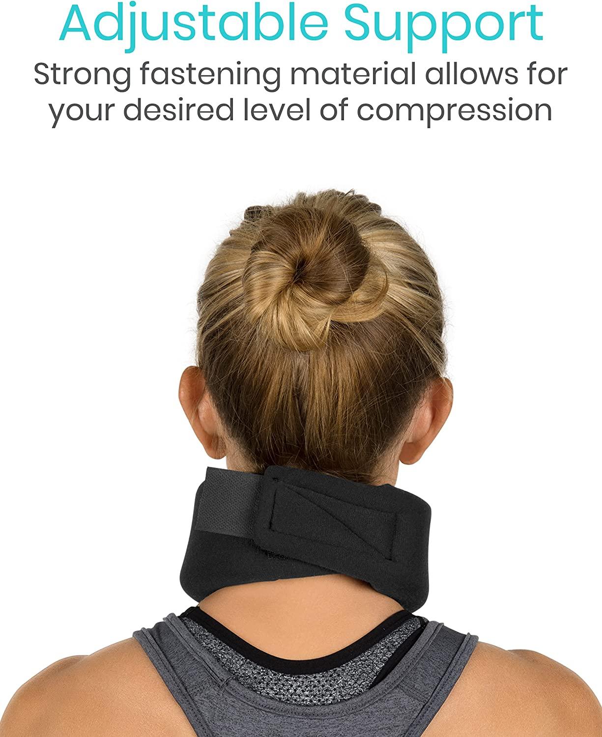 Neck Brace - Foam Cervical Collar, Black
