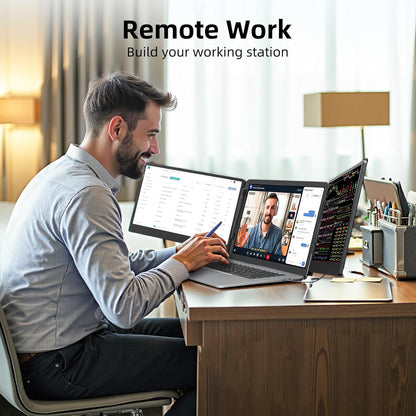 ZUMWALT 14" Triple Laptop Screen Extende
