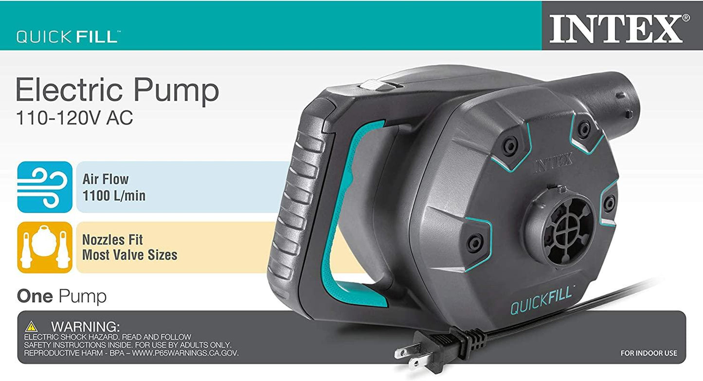 Quick-Fill Air Pump Series High-flow Wall Plug - 120v Ac