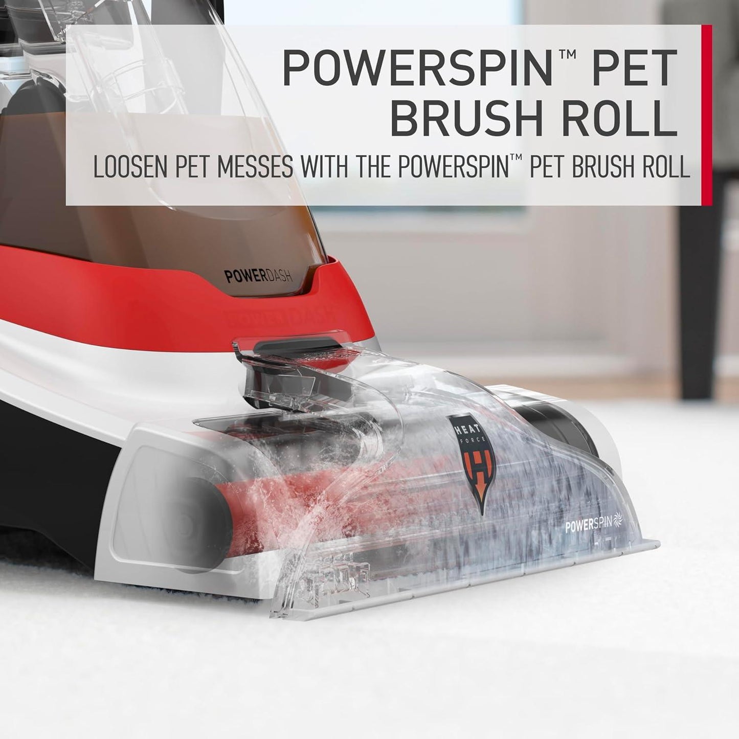 Hoover Carpet Cleaner - White & Red
