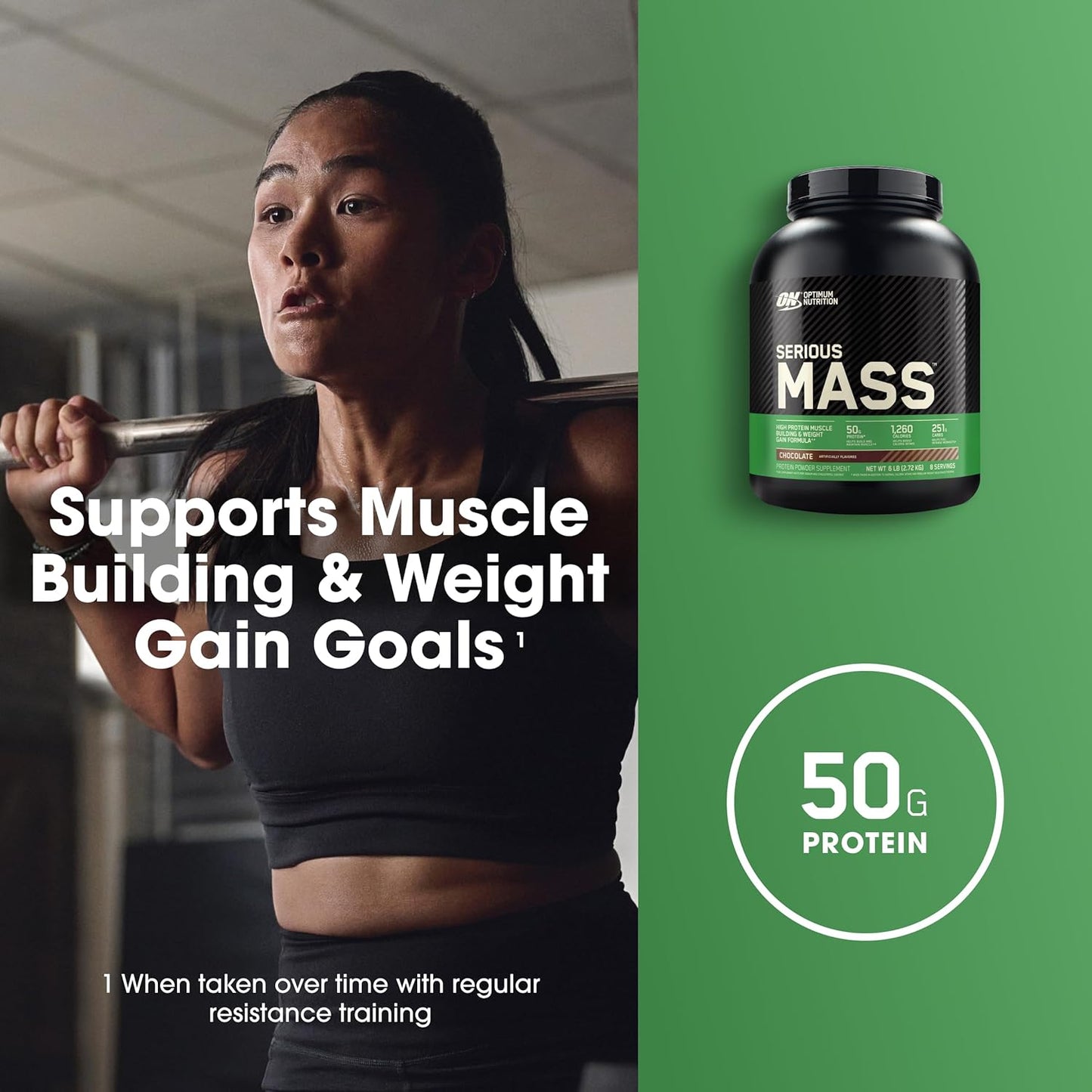 Optimum Nutrition Serious Mass, Weight Gainer Protein