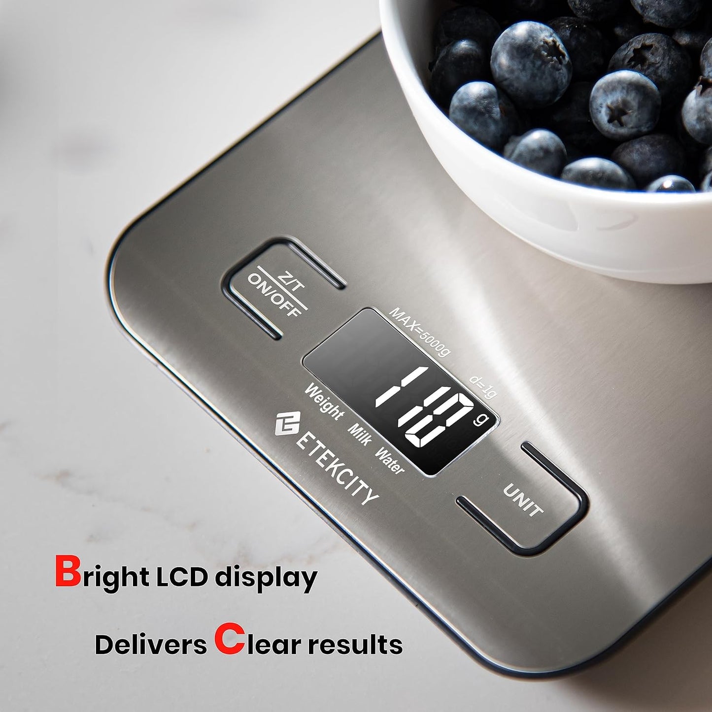 Etekcity Digital Kitchen Scale – Grams/Ounce