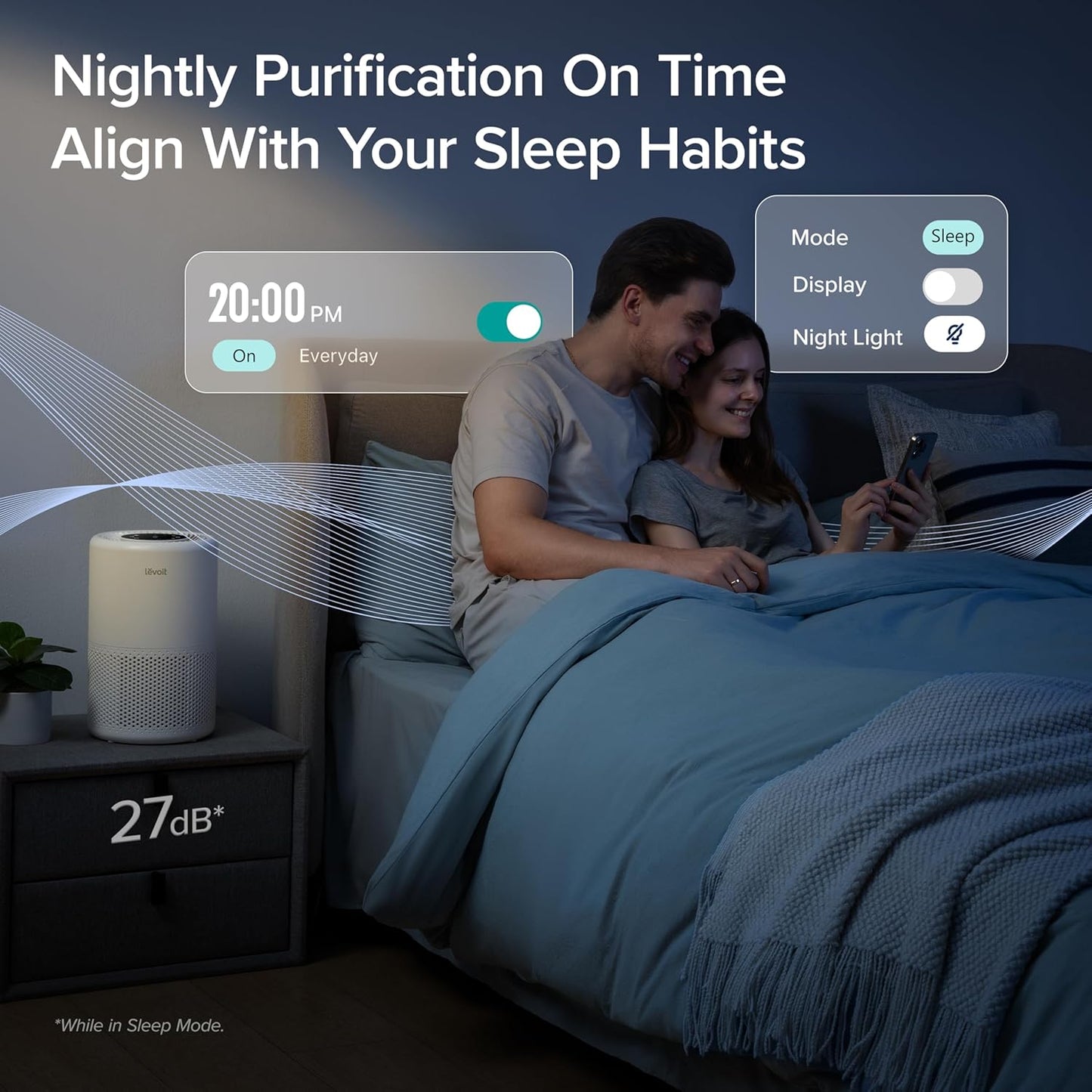 LEVOIT Smart Air Purifier, HEPA Filter,