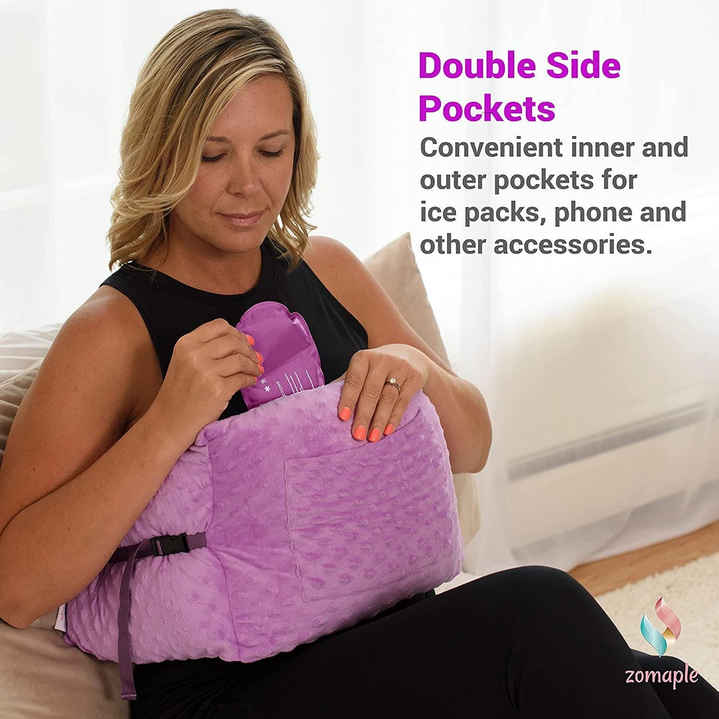 Mastectomy Pillow - Post Surgery Heart & Breast Support