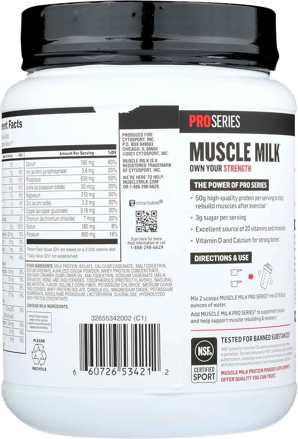 Muscle Mlk Pro Series 50 Knockout Chocolate