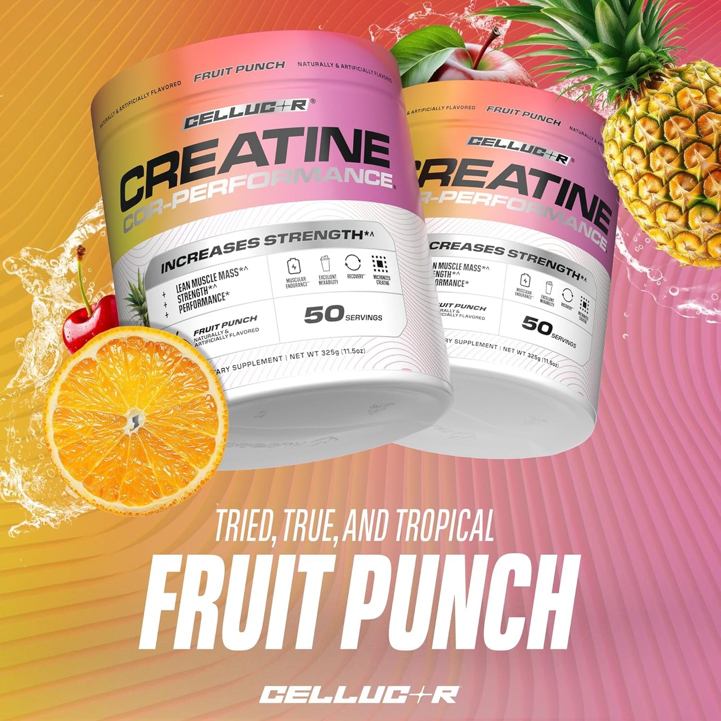 Cellucor Creatine Powder, 50 Fruit Punch