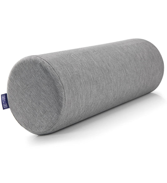 Neck Bolster Pillow Roll - Memory Foam, Grey