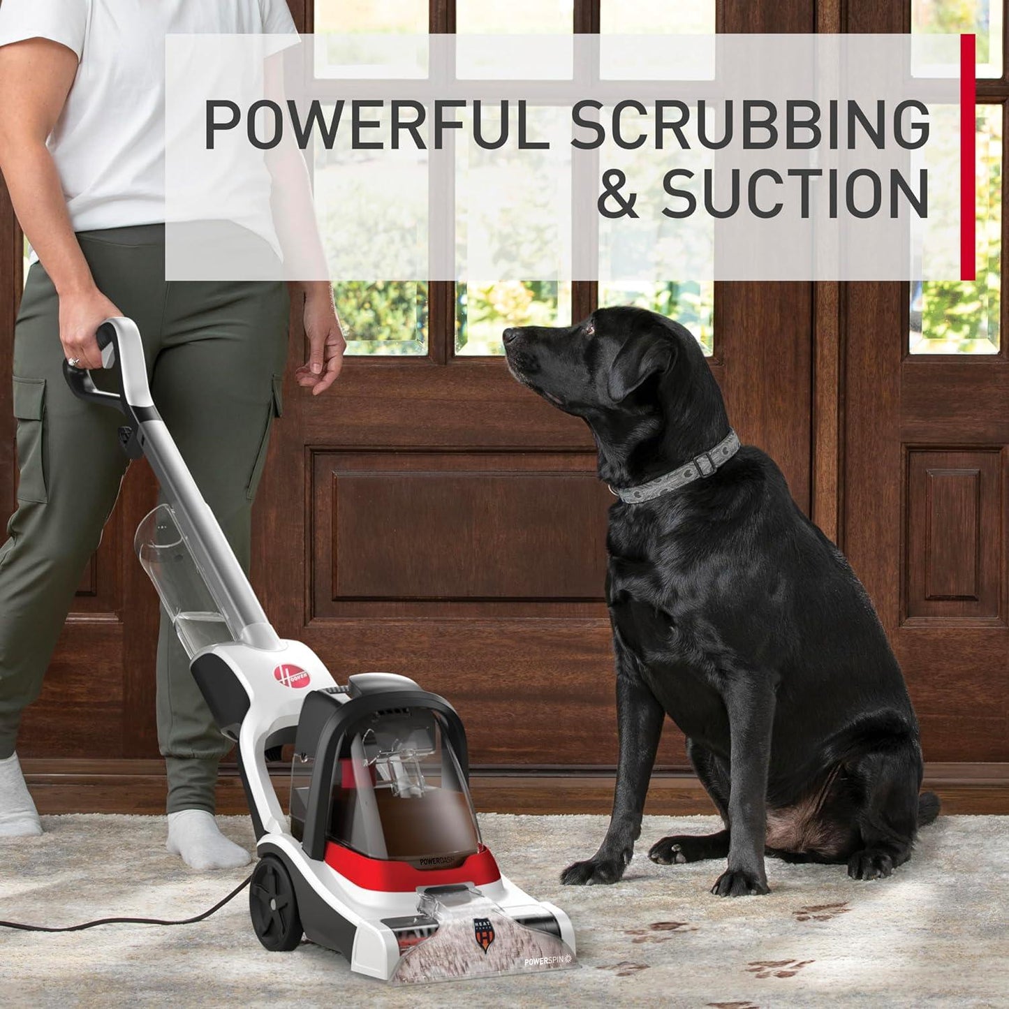 Hoover Carpet Cleaner - White & Red