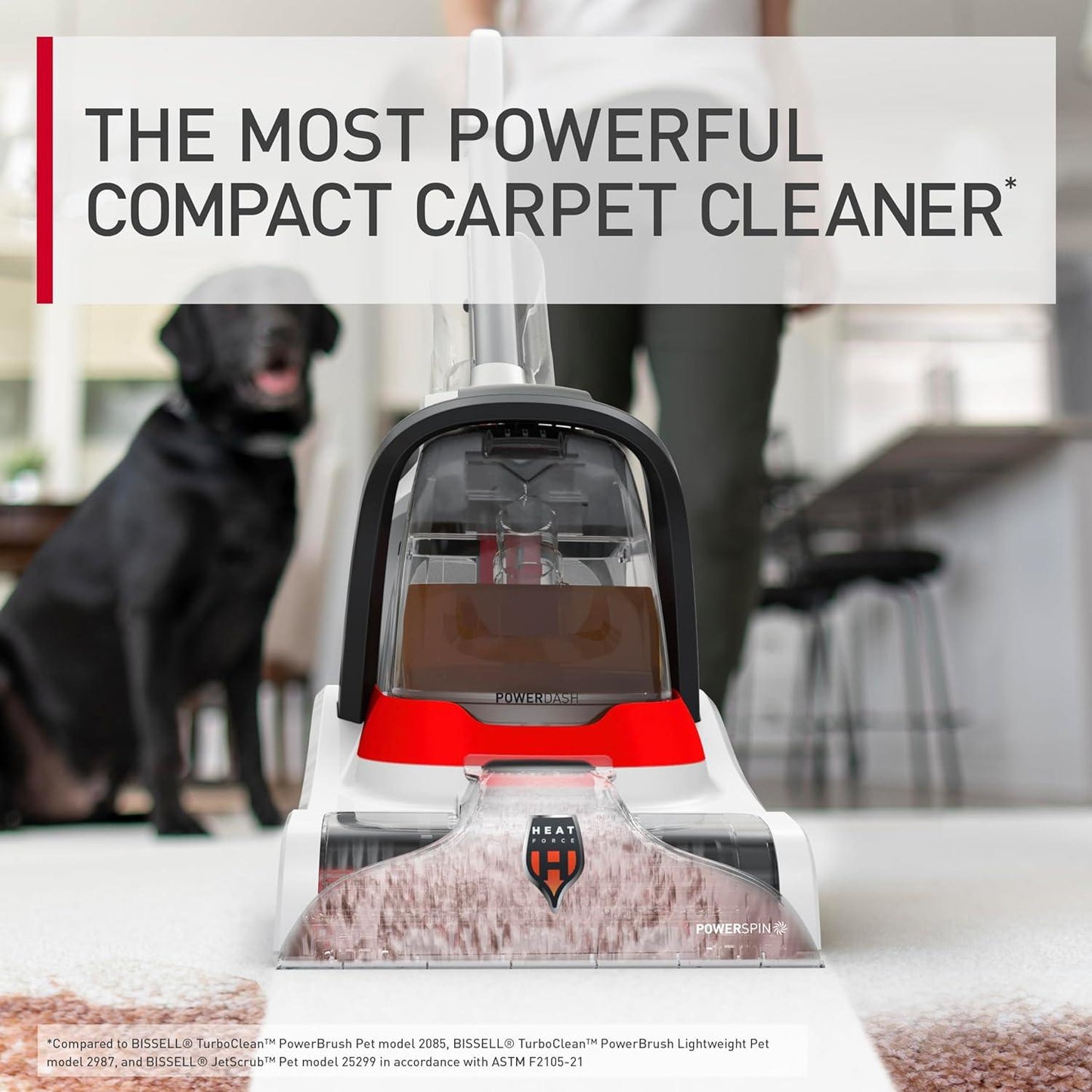 Hoover Carpet Cleaner - White & Red