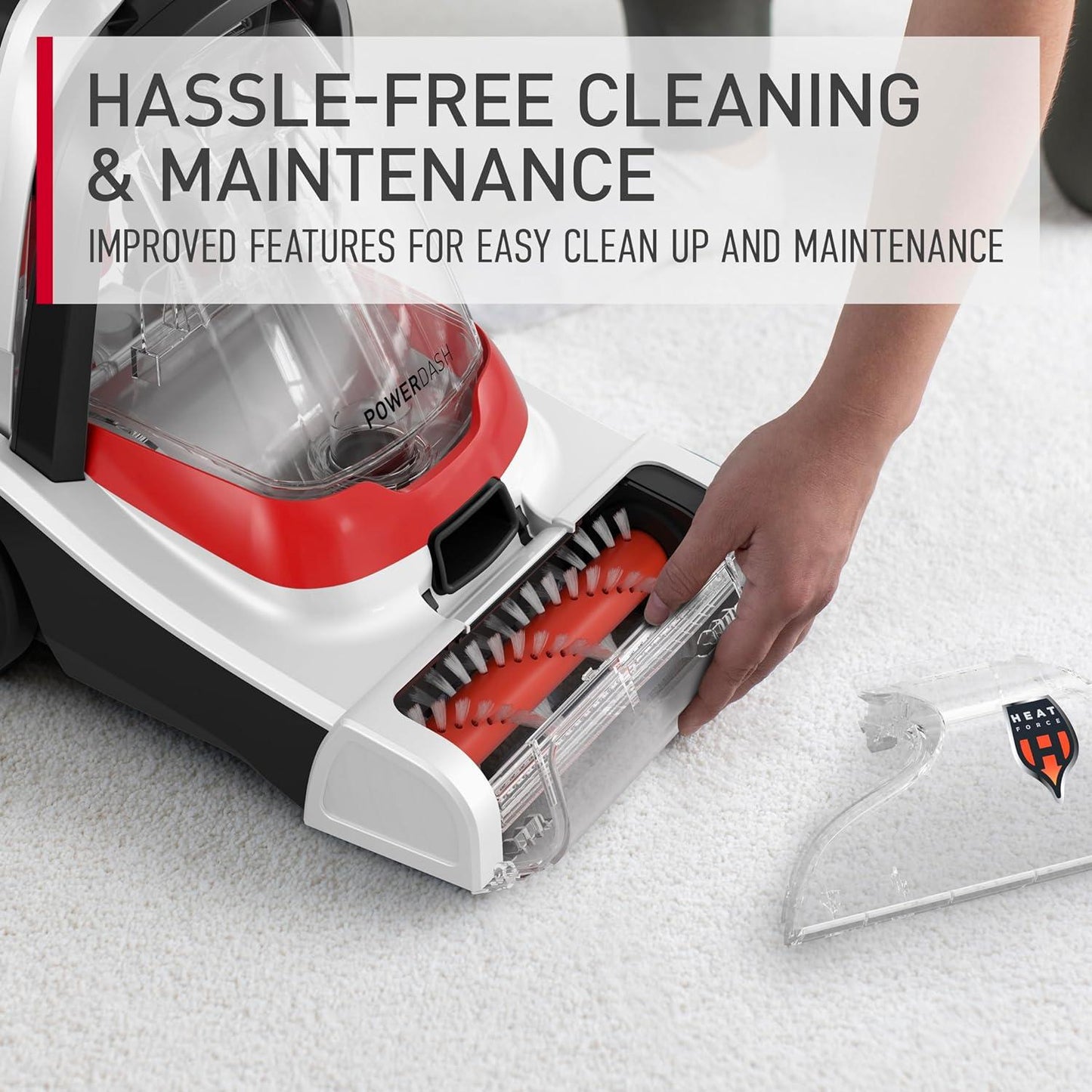 Hoover Carpet Cleaner - White & Red