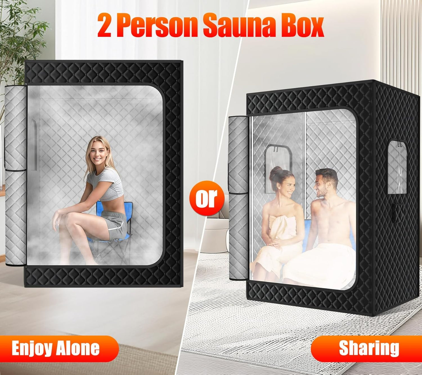2 Person Sauna, Extra Large Sauna Box