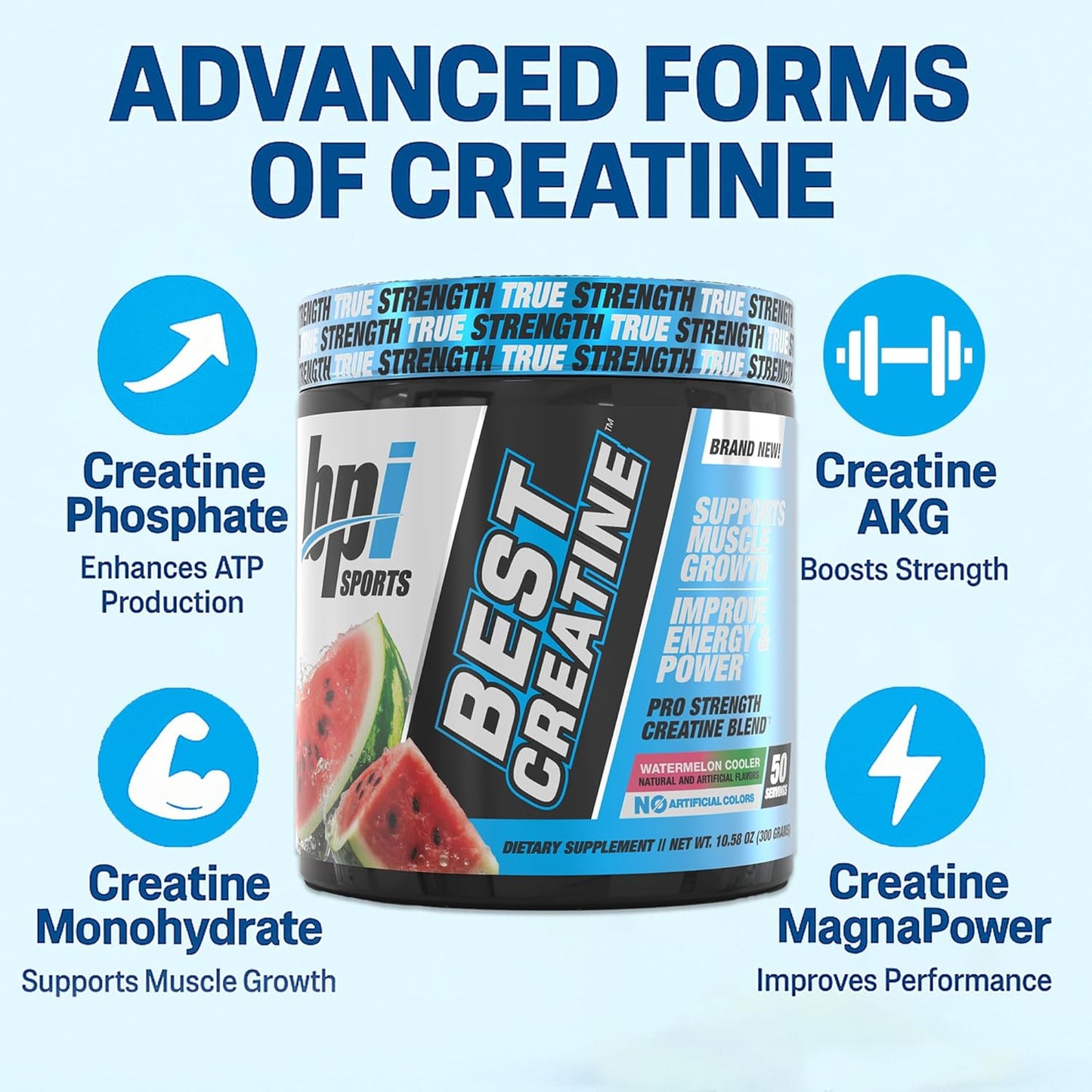 BPI Sports Best Creatine Powder,