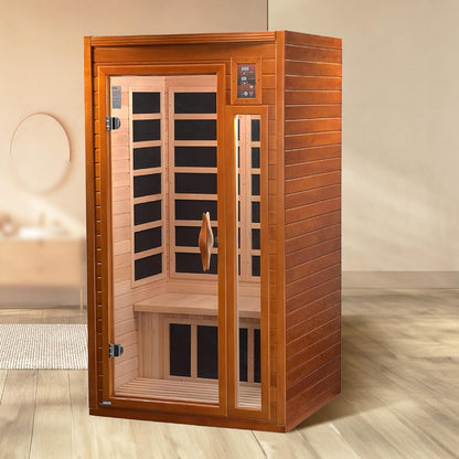 DYNAMIC SAUNAS 2-Person Home Sauna with Infrared Lighting