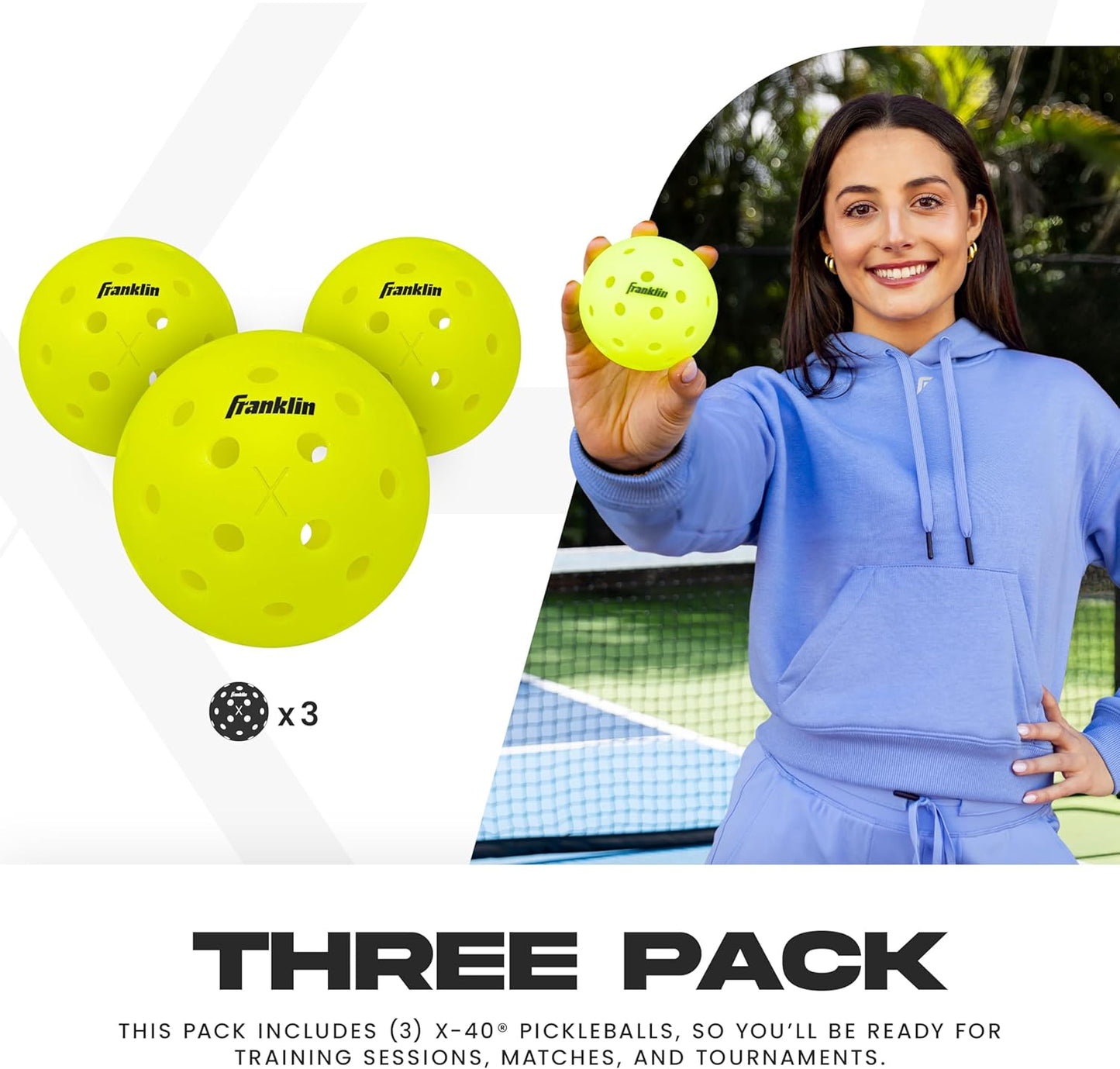 Franklin Sports X-40 Outdoor Pickleballs