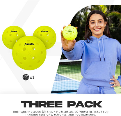 Franklin Sports X-40 Outdoor Pickleballs