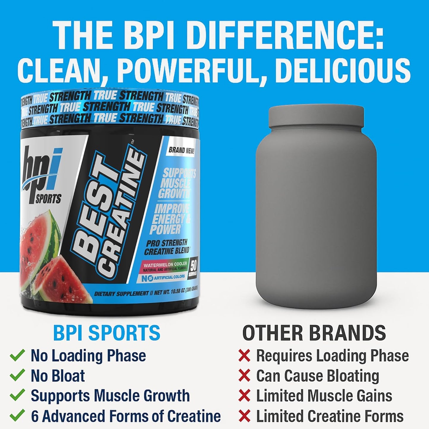BPI Sports Best Creatine Powder,