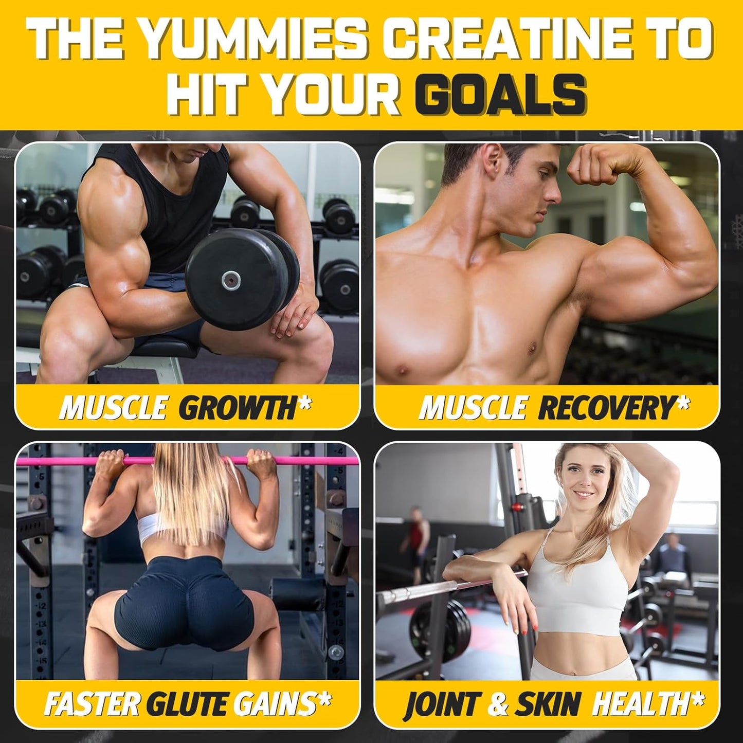 Sugar-Free Creatine Monohydrate Gummies