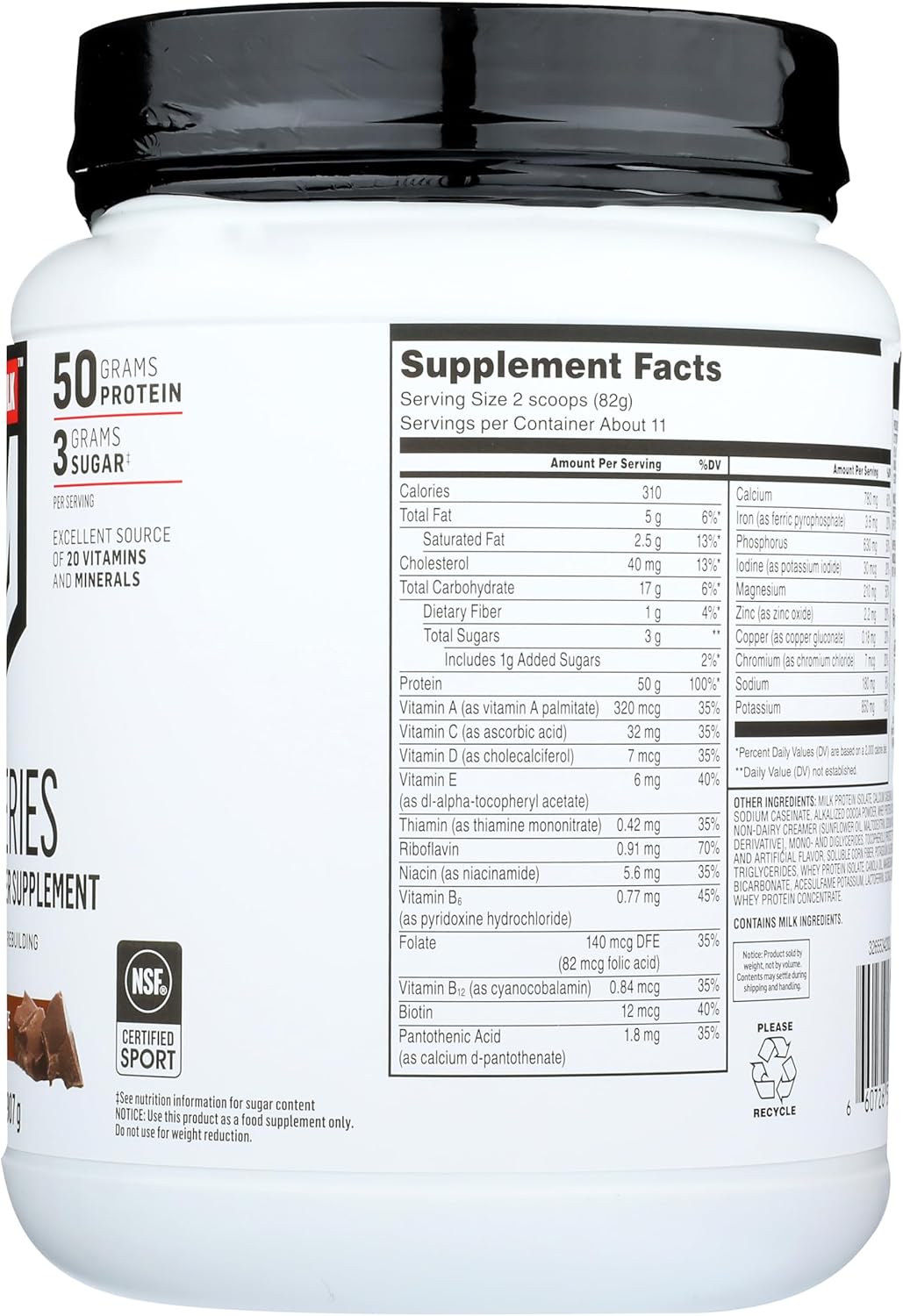 Muscle Mlk Pro Series 50 Knockout Chocolate