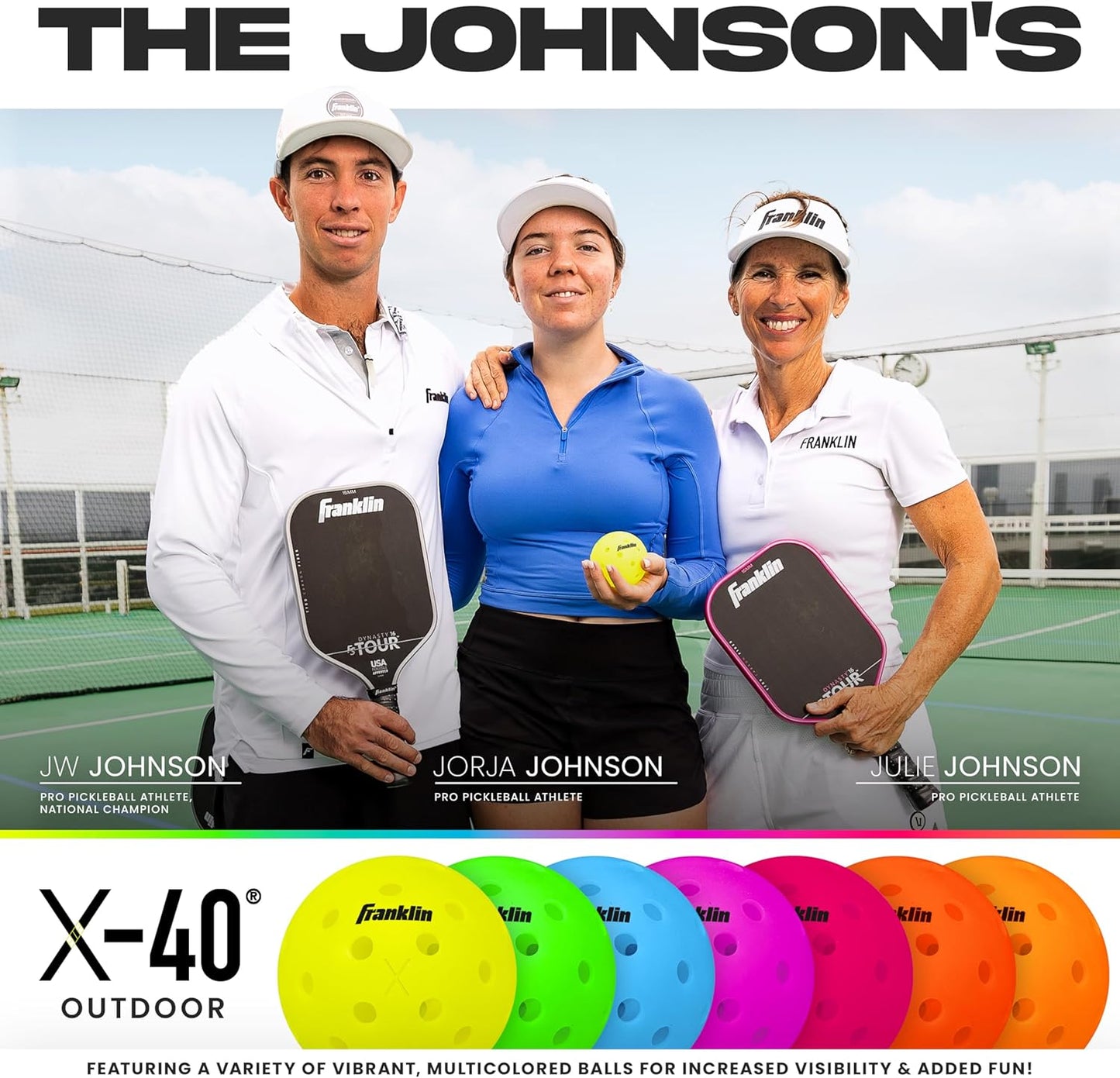 Franklin Sports X-40 Outdoor Pickleballs