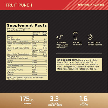 OPTIMUM NUTRITION Gold Standard Pre-Workout