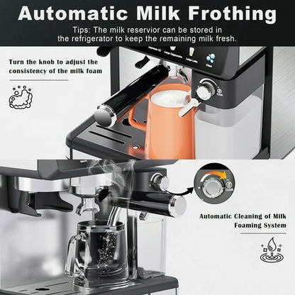 Bluebow All-in-One Espresso Machine with Grinde