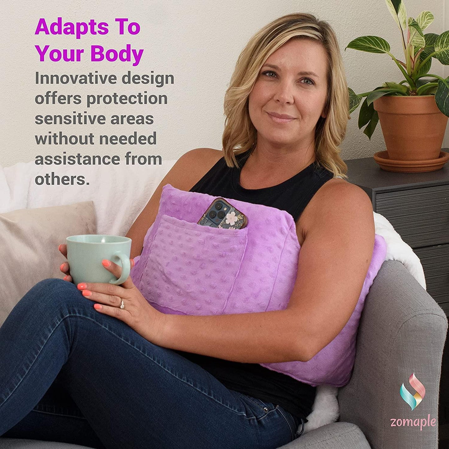 Mastectomy Pillow - Post Surgery Heart & Breast Support