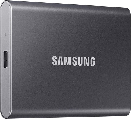 Samsung T7 1TB Portable SSD, USB 3.2 Gen 2, Gray, 1050MB/s