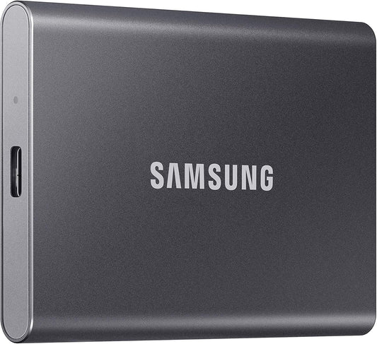 Samsung T7 1TB Portable SSD, USB 3.2 Gen 2, Gray, 1050MB/s