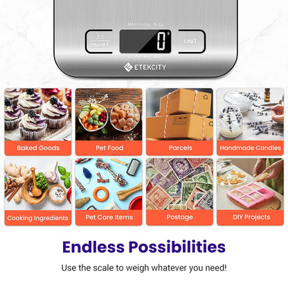 Etekcity Digital Kitchen Scale – Grams/Ounce