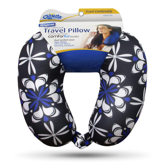 Microbead Travel Neck Pillow - Floral