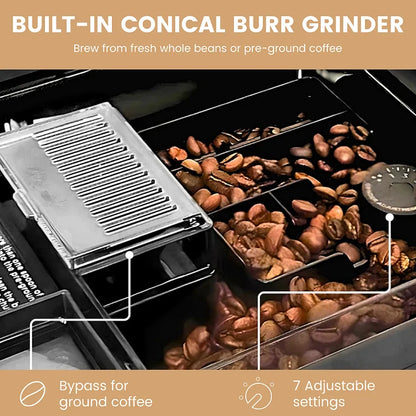 Super automatic coffee machine