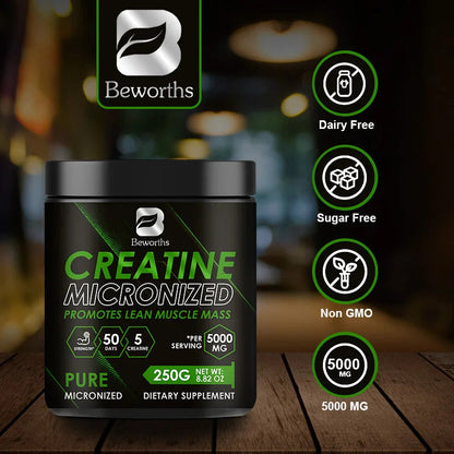 BEWORTHS Creatine Monohydrate Powder, Muscle