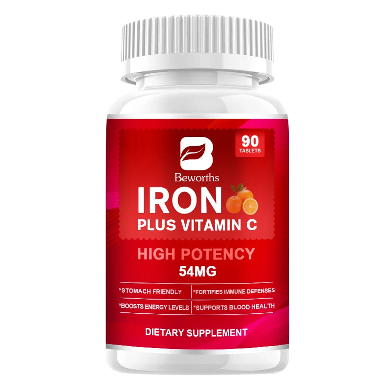 BEWORTHS Iron Tablets 54mg with Vitamin C –