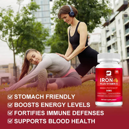 BEWORTHS Iron Tablets 54mg with Vitamin C –