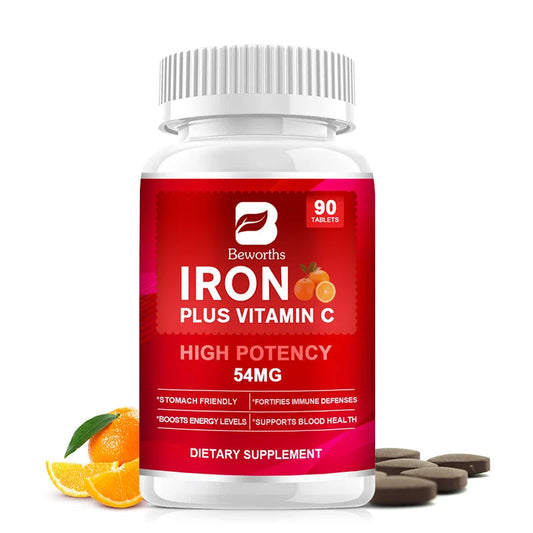 BEWORTHS Iron Tablets 54mg with Vitamin C –
