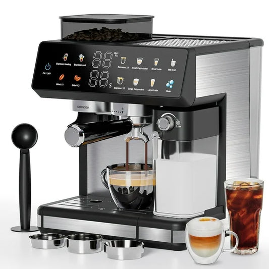 Bluebow All-in-One Espresso Machine with Grinde