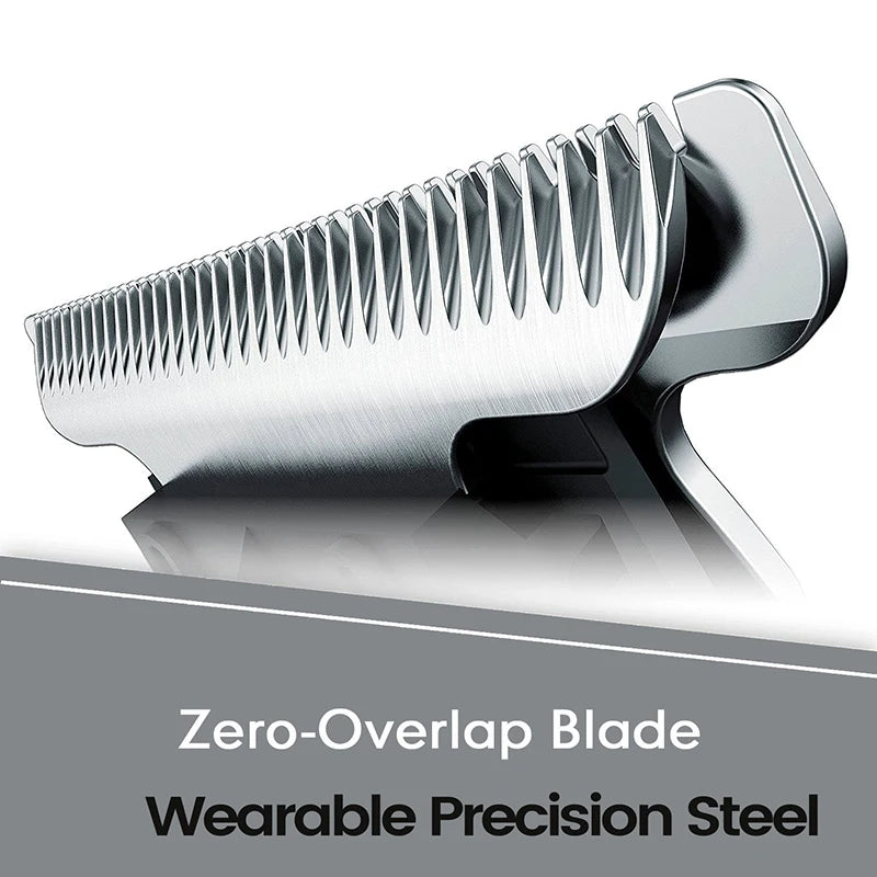 Cordless T-Blade Hair Clipper, 0mm Bald Head Trimmer for Men,