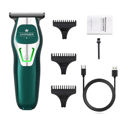 Cordless T-Blade Hair Clipper, 0mm Bald Head Trimmer for Men,