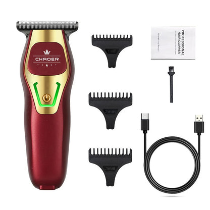 Cordless T-Blade Hair Clipper, 0mm Bald Head Trimmer for Men,