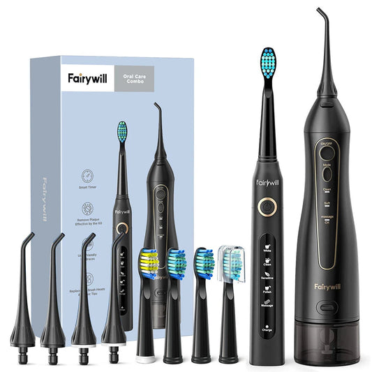 Fairywill Cordless Water Flosser 300 ml, 3 Modes, IPX7 Waterproof