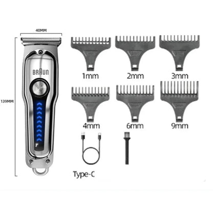 Fang Braun 9013 Electric Hair Clipper, Precision Trimmer for Men